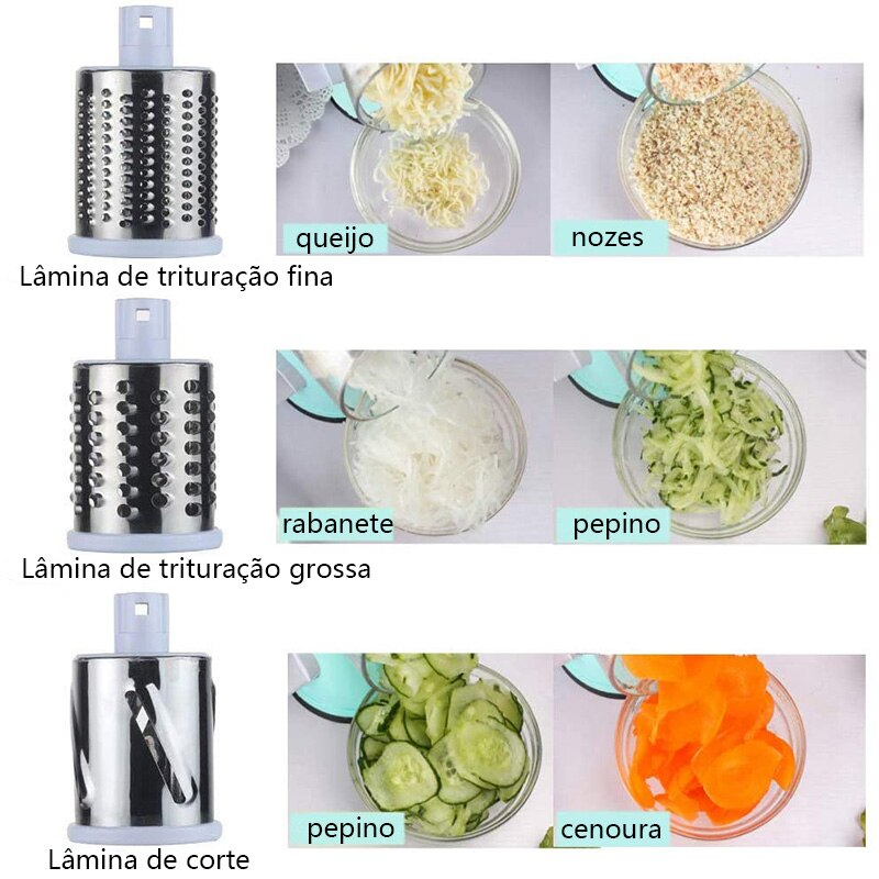 CutterPro™ - Cortador e Fatiador de Legumes Multifuncional 3 em 1 - Liora Express