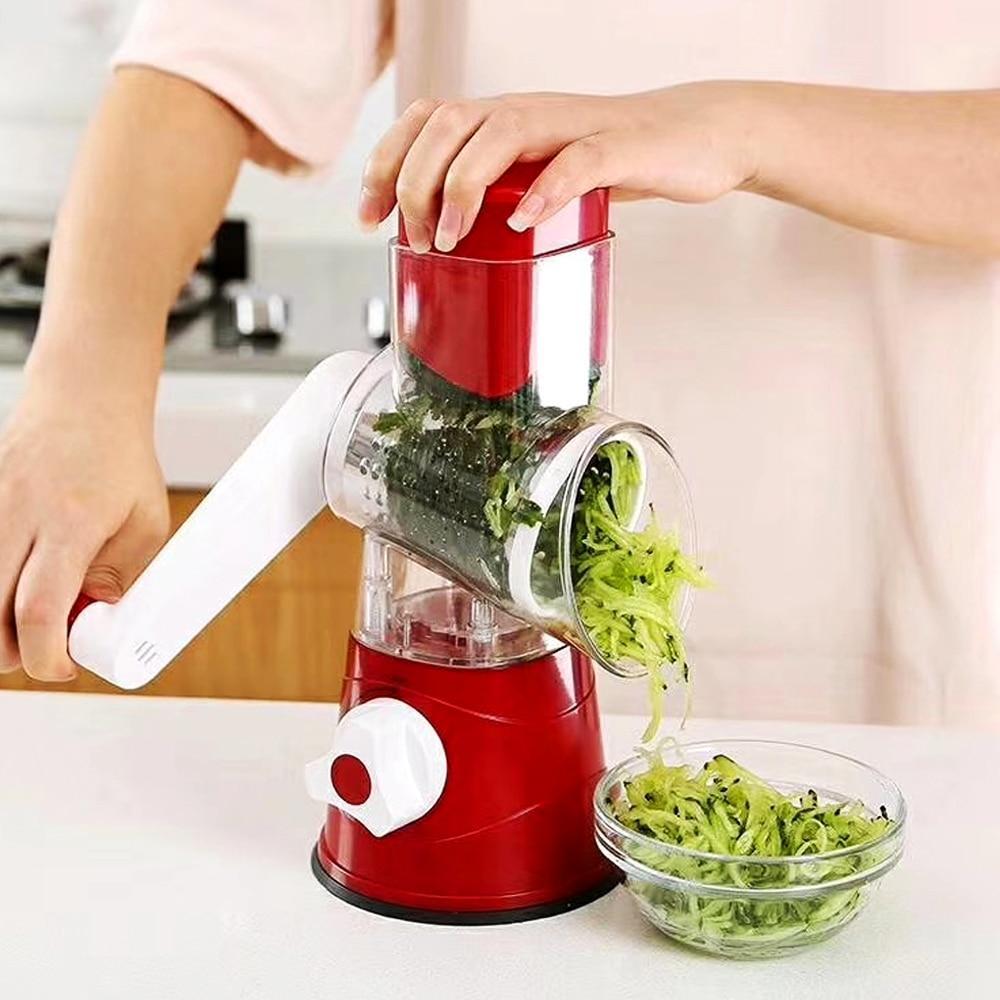 Fatiador de Frutas e Legumes 3 em 1 - Round Slicer - Liora Express