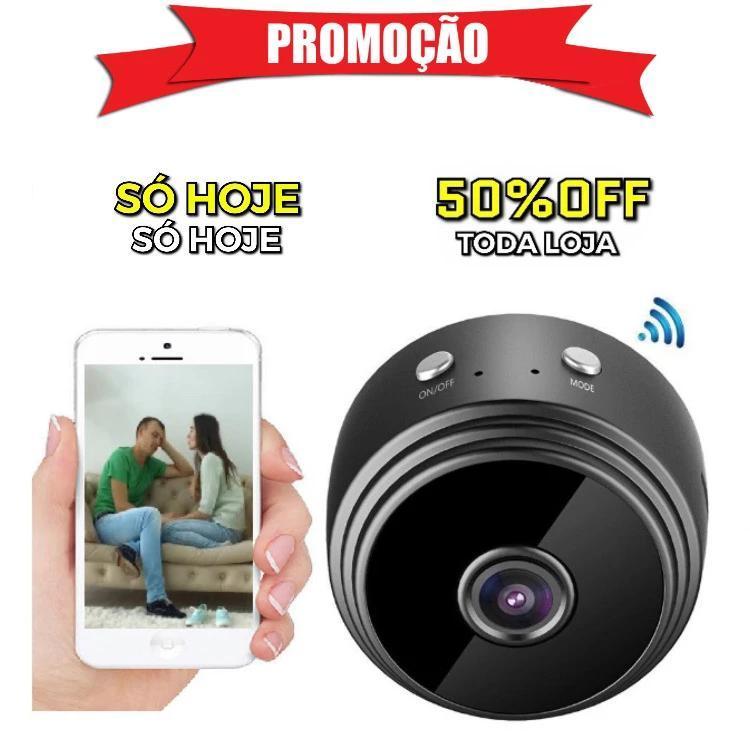 Mini Câmera de Segurança Portátil Wifi HD 1080P Alta Definição - Profilm™ - Liora Express